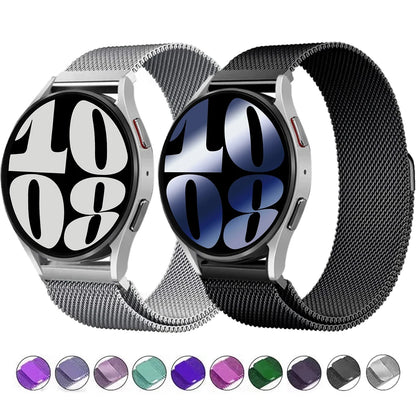 Correa metalizada imantada